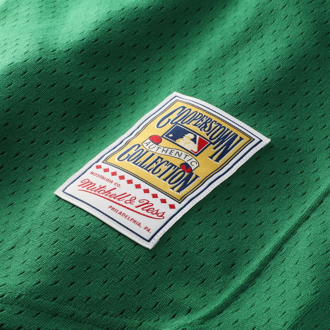 Boston Red Sox David Ortiz Mitchell & Ness Cooperstown Mesh Batting Practice Button-Up Jersey - Red