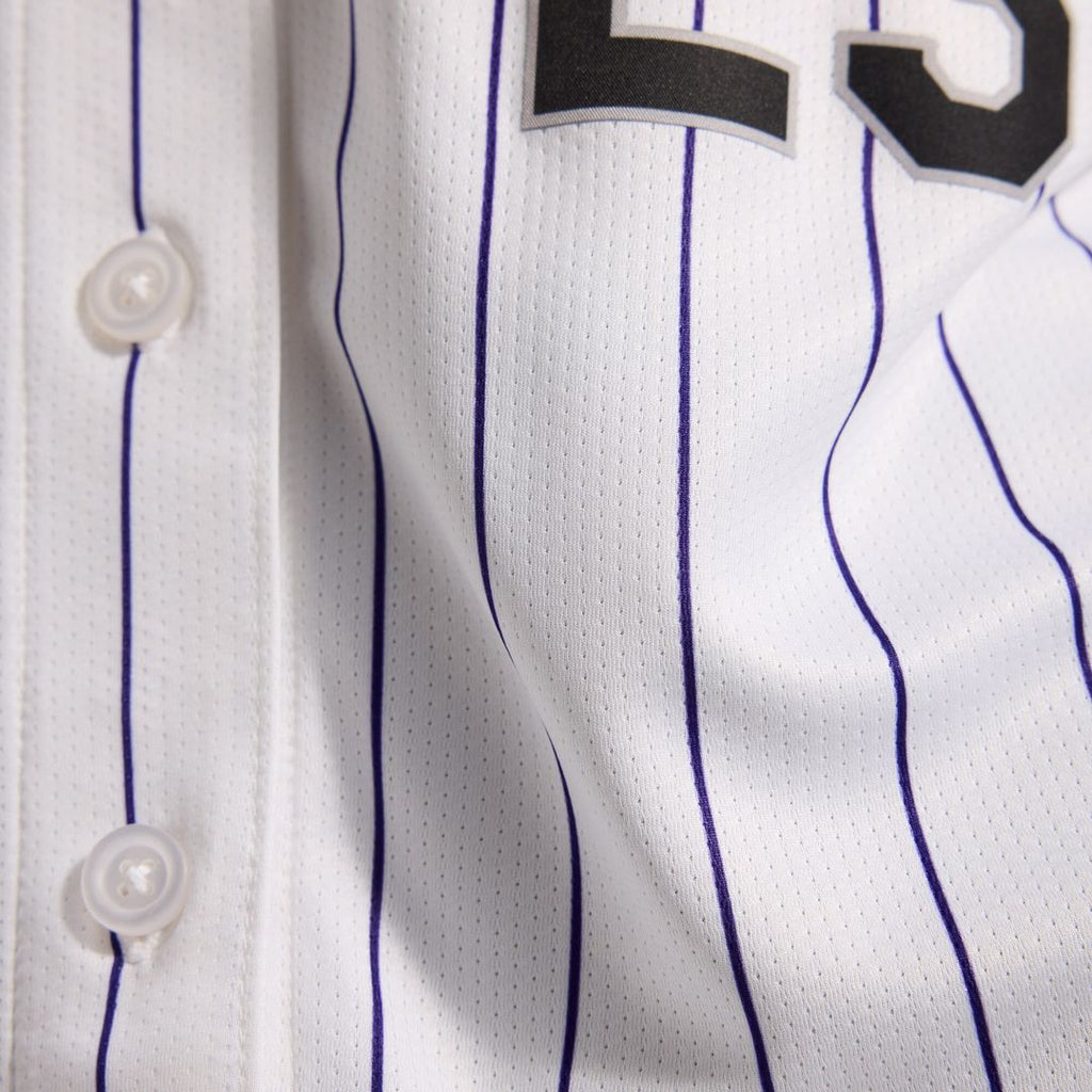 Colorado Rockies Kris Bryant Nike Women's Home Limited Jersey - White