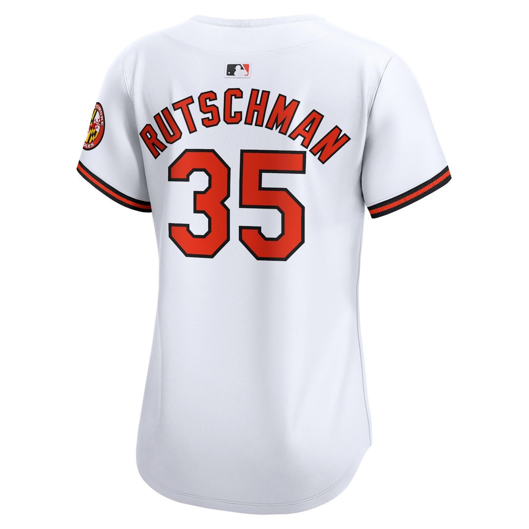 Baltimore Orioles Adley Rutschman Nike Women's Home Limited Jersey - White