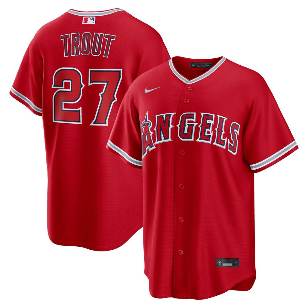 Los Angeles Angels Mike Trout Nike Alternate Replica Jersey - White