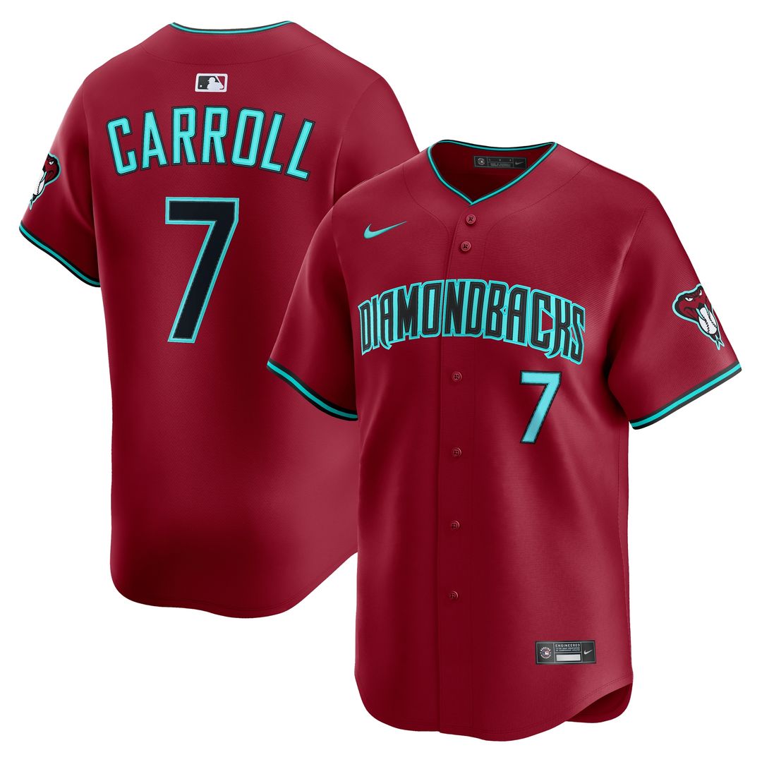 Arizona Diamondbacks Corbin Carroll Nike Alternate Limited Jersey - Black