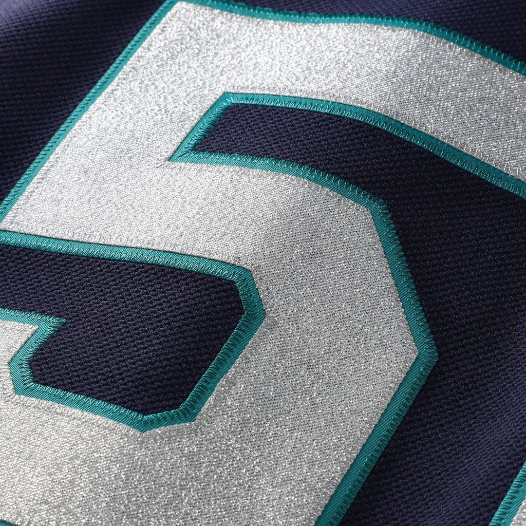 Seattle Mariners Ichiro Suzuki Mitchell & Ness 2006 Cooperstown Mesh Batting Practice Button-Up Jersey - Navy
