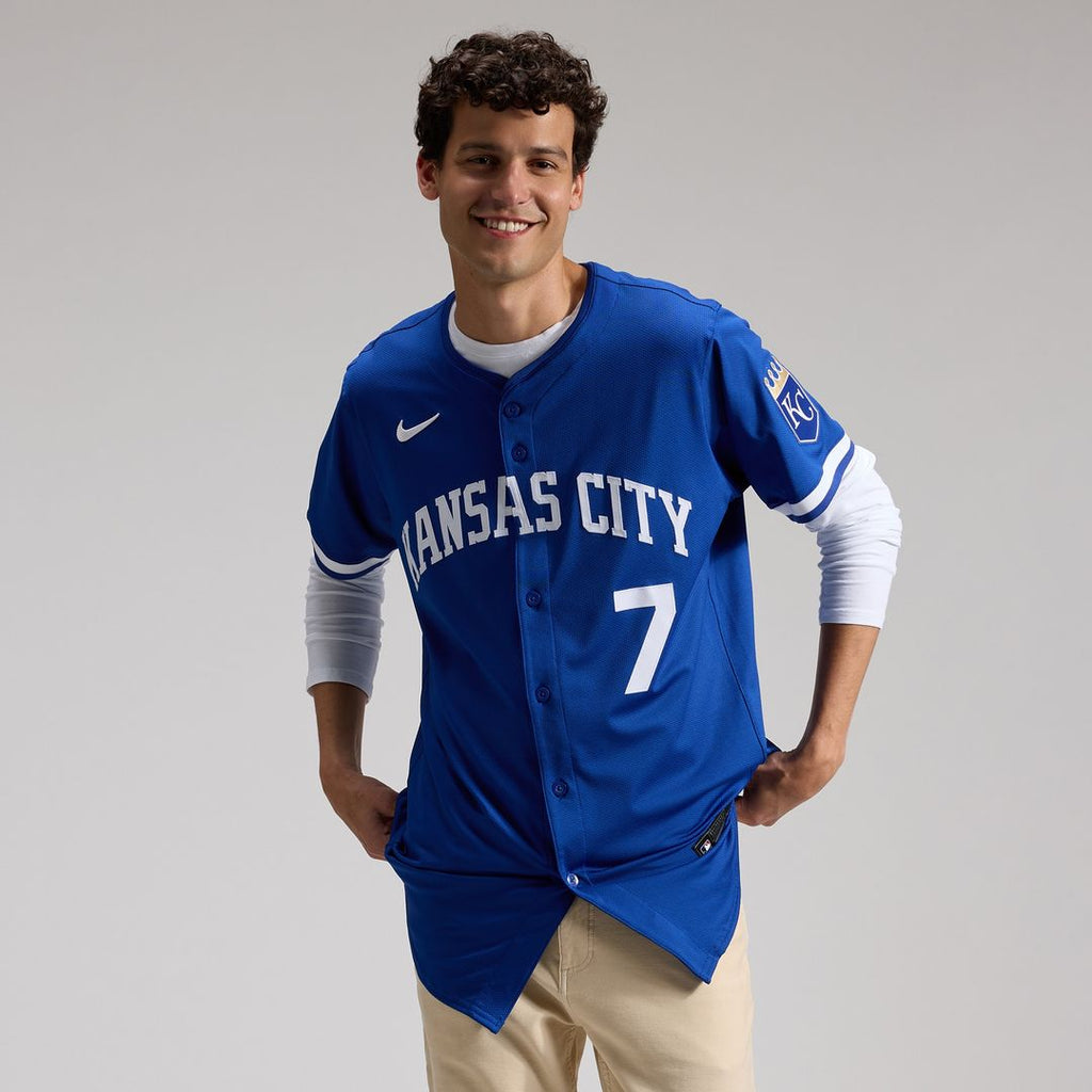 Kansas City Royals Bobby Witt Jr. Nike Alternate 2 Elite Jersey - Royal