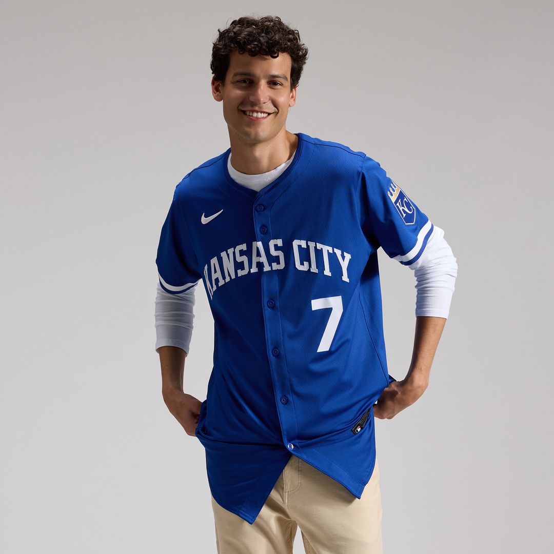 Kansas City Royals Bobby Witt Jr. Nike Alternate 2 Elite Jersey - Royal