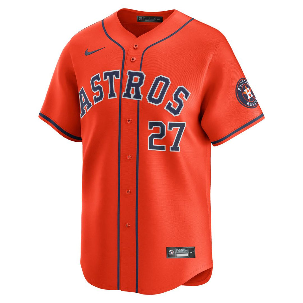 Houston Astros Jose Altuve Nike Home Limited Jersey - White