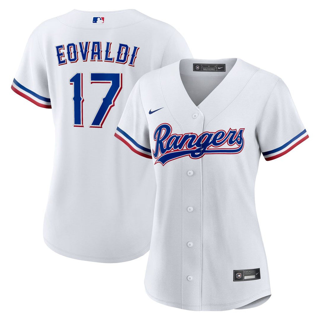Texas Rangers Nathan Eovaldi Nike Women's Home Replica Jersey - White