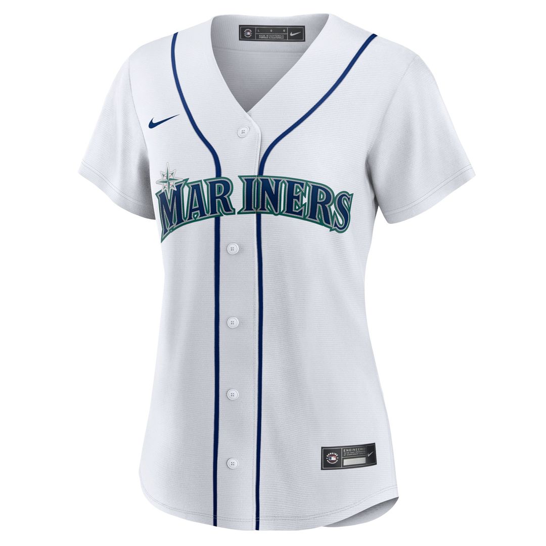 Seattle Mariners Julio Rodriguez Nike Women's Home Replica Jersey - White