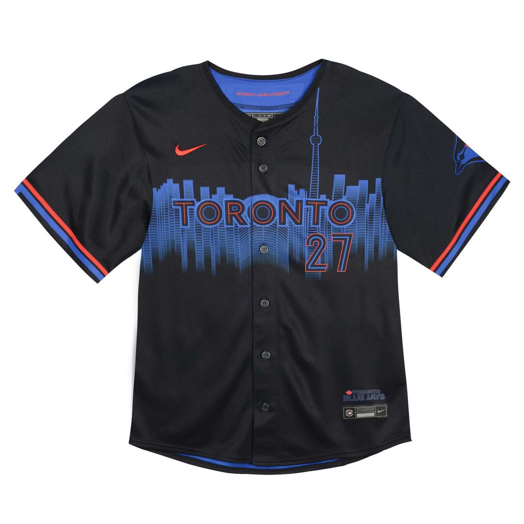 Toronto Blue Jays Vladimir Guerrero Jr. Nike Infant 2024 City Connect Limited Jersey - Navy