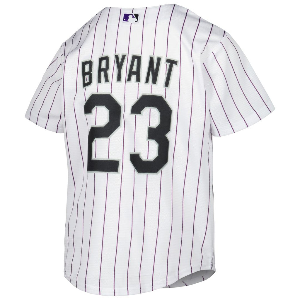 Colorado Rockies Kris Bryant Nike Youth Alternate Replica Jersey - White