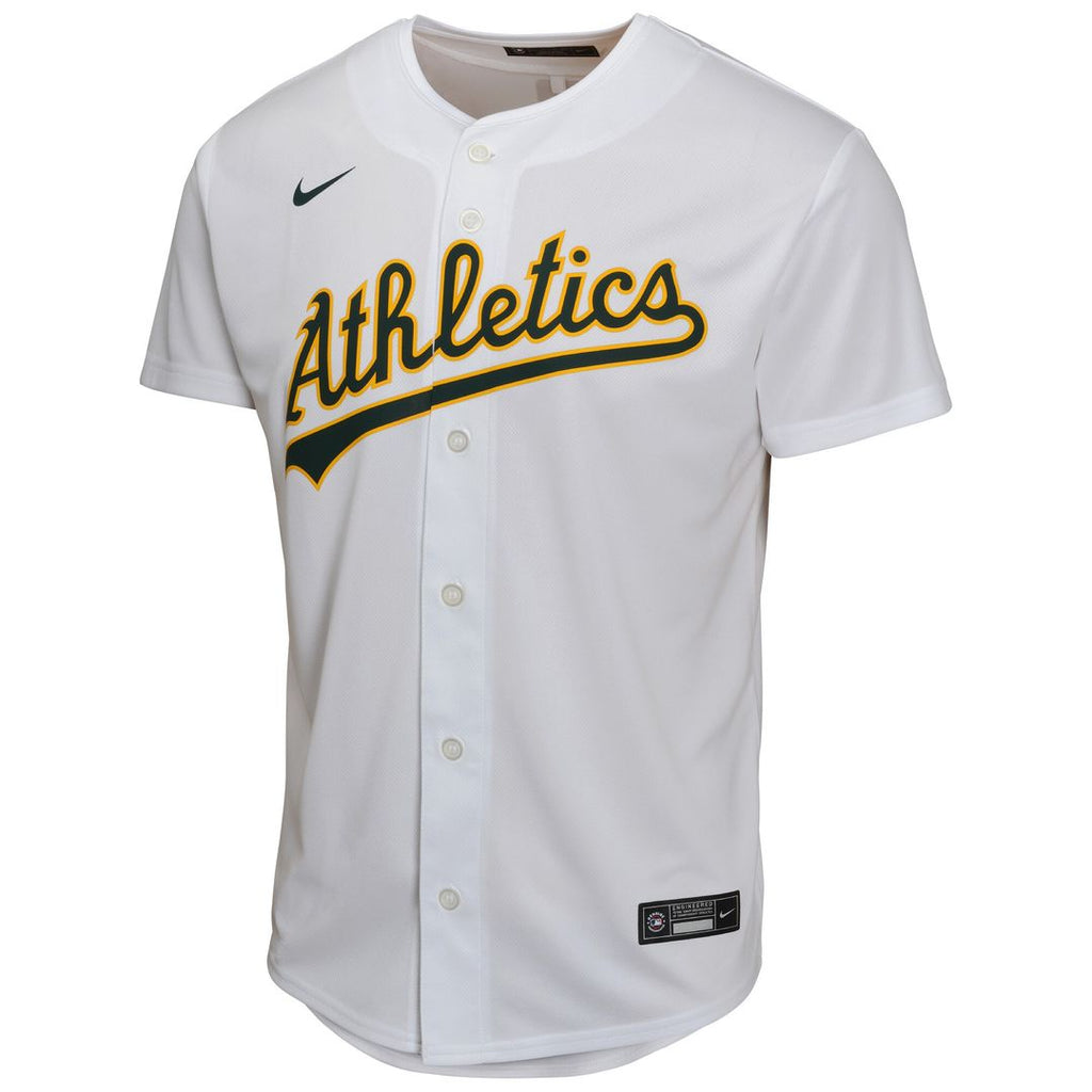 Athletics Zack Gelof Nike Youth Home Game Jersey - Gray