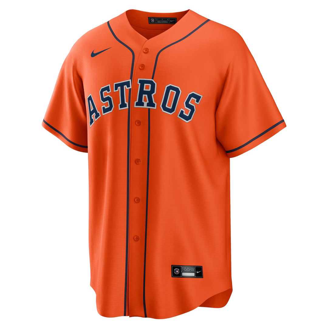 Houston Astros Yordan Álvarez Nike Alternate Replica Jersey - Orange