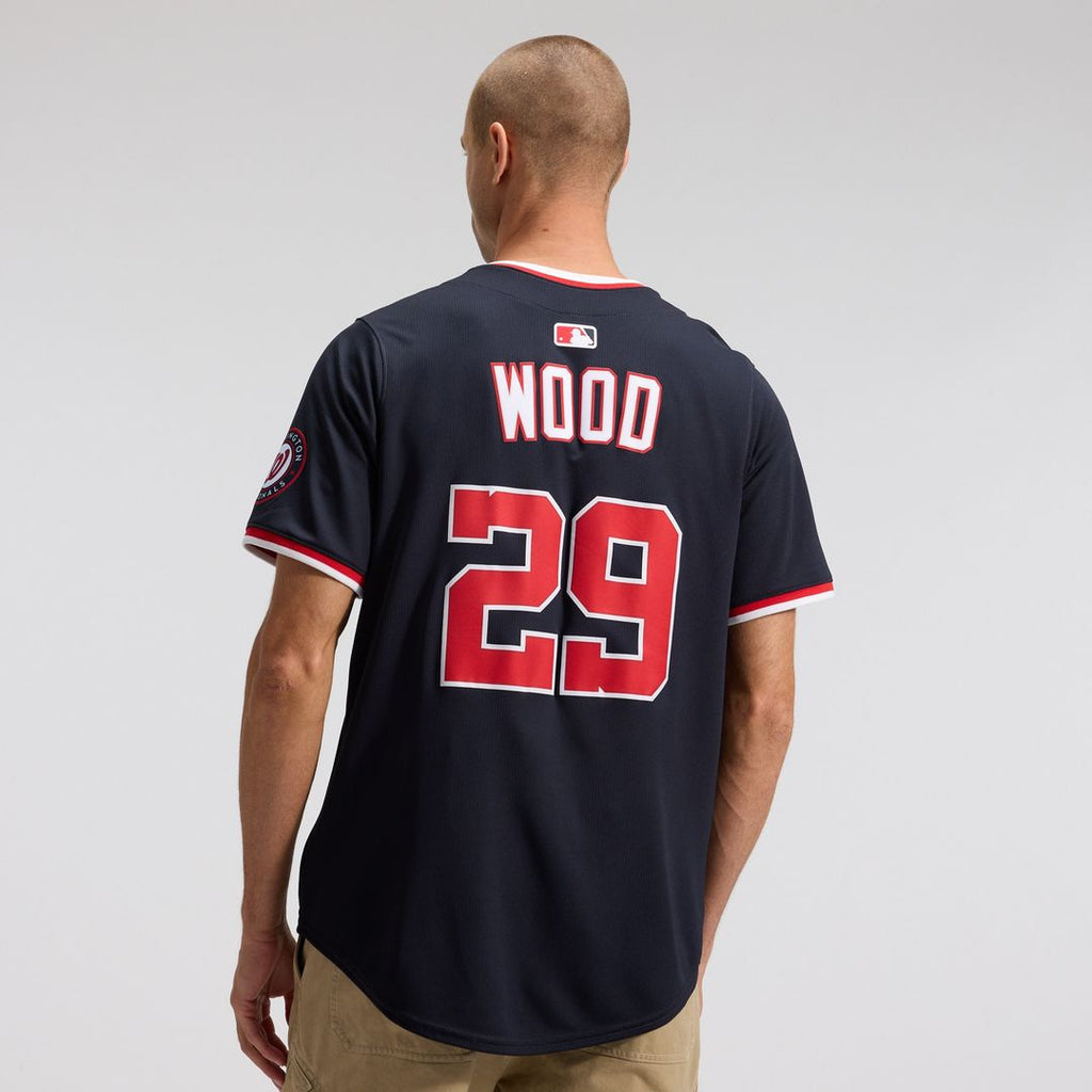 Washington Nationals James Wood Nike Alternate Limited Jersey - Navy