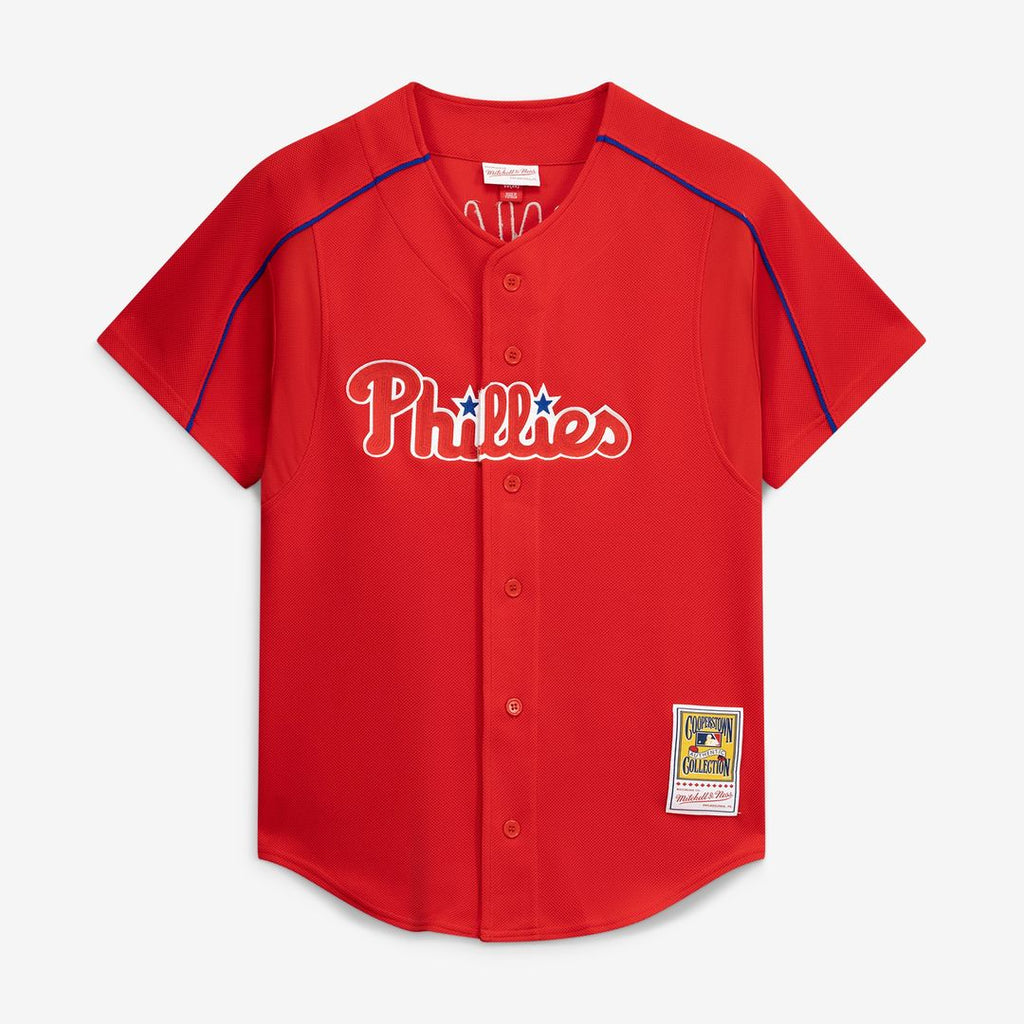 Philadelphia Phillies Ryan Howard Mitchell & Ness Cooperstown Batting Practice Jersey - Red